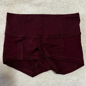 Lululemon Maroon Athletic Shorts